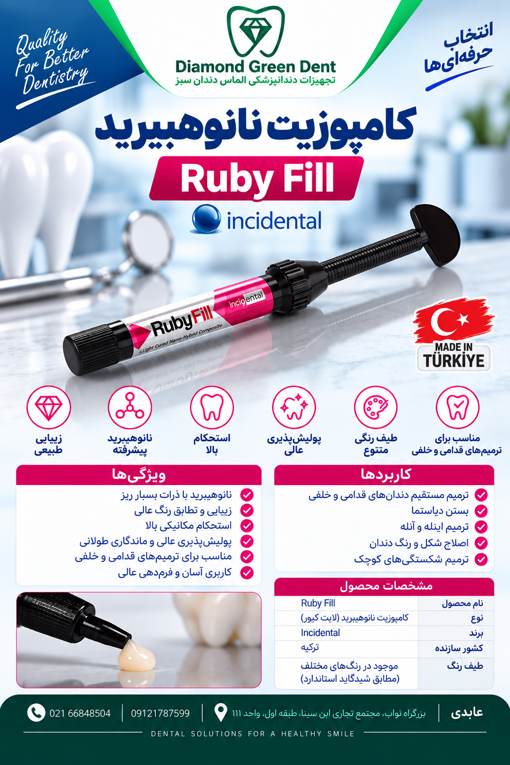كامپوزيت نانوهيبريد روبی